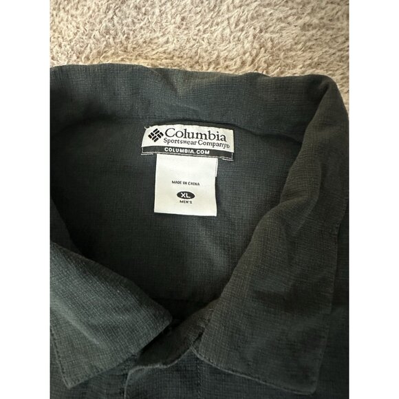 Columbia "The Perfect Martini" 100% Silk Short Sleeve Button Down Shirt Size XL - Picture 6 of 16